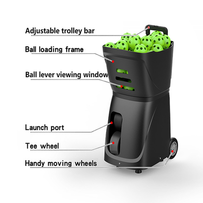 2025 Neue professionelle Tennis- und Padelballmaschine Outdoor APP Steuerung Padel Tennisball Start Training Schießmaschine