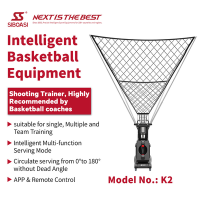 SIBOASI K2 Multi-Winkel Trainer Smart APP &amp; Fernbedienung Automatische Basketball Schießen Werfen Maschine Professionelle Ausbildung