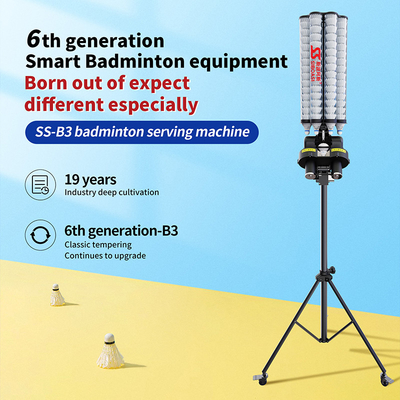 2025 SIBOASI B3 Badminton-Suttlecock-Füttermaschine Smart Badminton-Schießmaschine zum Training