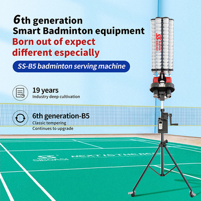 Multifunktions-SIBOASI B5 Badminton-Suttlecock-Füttermaschine Smart Badminton-Schießmaschine zum Training