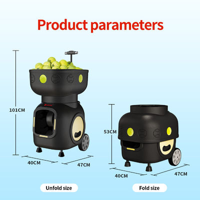 SIBOASI T5 APP Steuerung Mini Shooting Tennis Maschine Ball für das Training