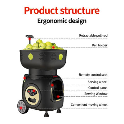 SIBOASI T5 APP Steuerung Mini Shooting Tennis Maschine Ball für das Training