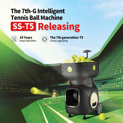 SIBOASI T5 APP Steuerung Mini Shooting Tennis Maschine Ball für das Training