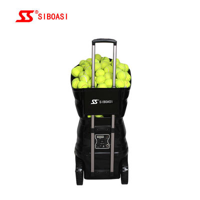 Zufuhr-Maschine des Tennis-S4015 mit LCD-Bildschirm-doppeltem Ball-Teiler