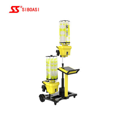 Roboter-Trainer des Badminton-S8025, Badminton-Shuttle-Zufuhr mit doppeltem Kopf