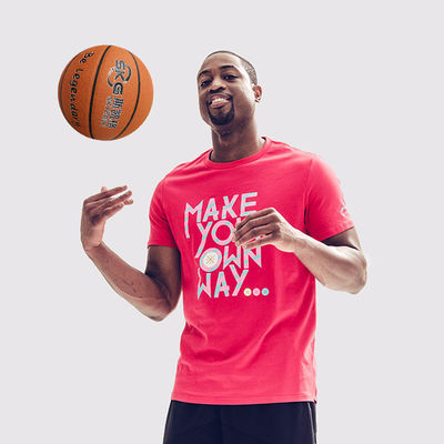 Lederner Basketball ganz eigenhändig geschrieber reflektierender Beleg-Griff PUs Größen-7