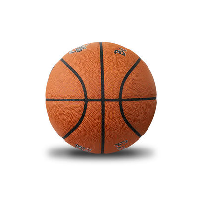 Lederner Basketball ganz eigenhändig geschrieber reflektierender Beleg-Griff PUs Größen-7